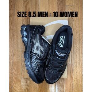 Asics Gel-Kayano 14 Black Pure Silver size 8.5 men